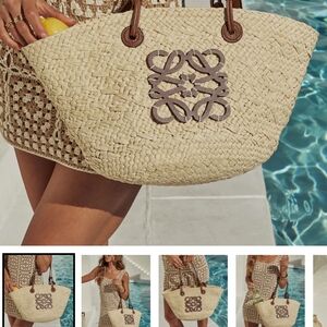 Elegant Cream Woven Tote Bag